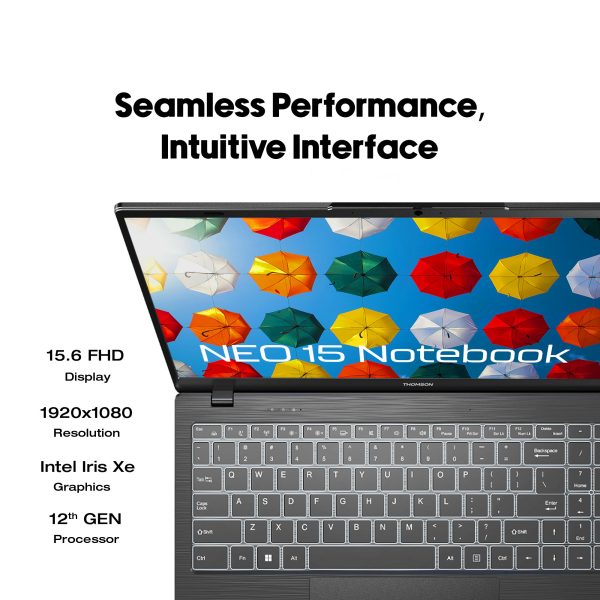 Thomson IN-N15I NEO Core Series with Intel Processor i3 12th Gen 1215U – (8 GB RAM /512 GB SSD/Windows 11 Home)