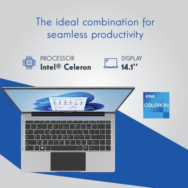 Thomson IN-N14C NEO Series with Intel Celeron Dual Core N4020 Processor – (4 GB RAM/128 GB SSD/Windows 11 Home)