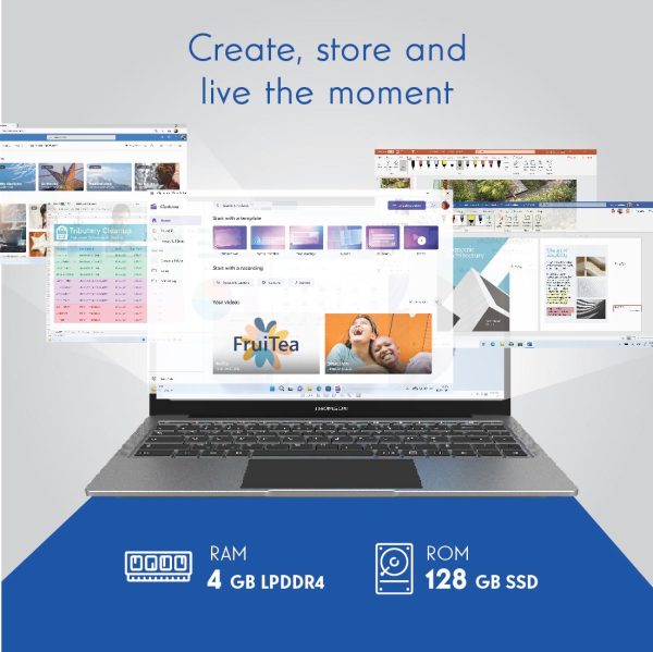 Thomson IN-N14C NEO Series with Intel Celeron Dual Core N4020 Processor – (4 GB RAM/128 GB SSD/Windows 11 Home)